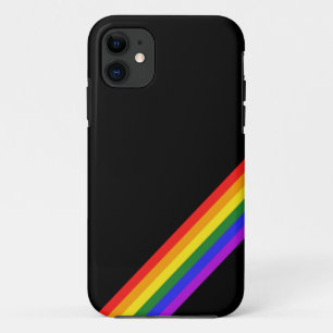 Case-Mate iPhone Case Drapeau Gay pride subtil LGBT Arc-en-ciel Diagonal