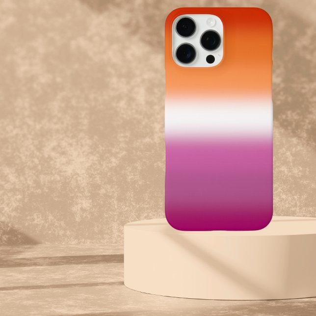 Coques Case-Mate iPhone Drapeau Gradient Lesbian Pride - Drapeau Lesbian (Créateur téléchargé)