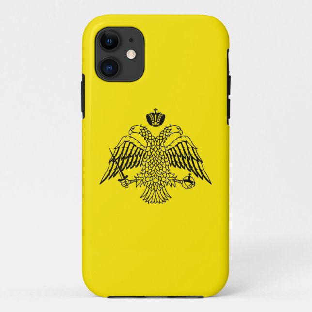 Coques Case-Mate iPhone Drapeau grec le mont Athos d'église orthodoxe (Dos)