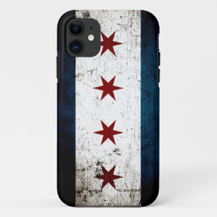 Etui iPhone Case-Mate Drapeau grunge noir de Chicago
