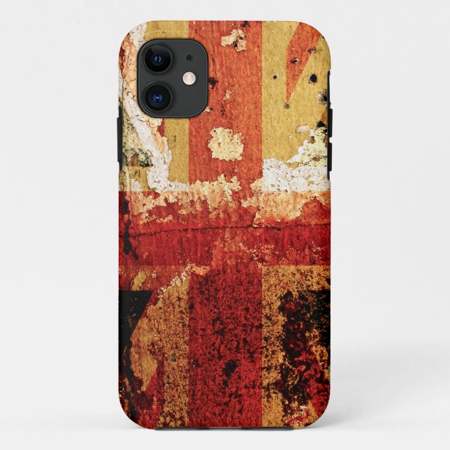 Coques Case-Mate iPhone Drapeau Grunge Royaume-Uni (Dos)