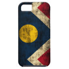 Drapeau grunge vintage de Denver le Colorado