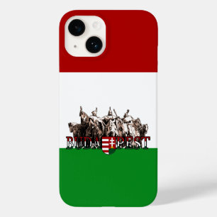 Coque Pour iPhone 14 Drapeau hongrois de Budapest Heroes