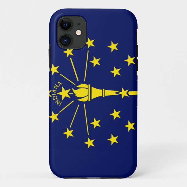 Coques Case-Mate iPhone Drapeau Indiana (Dos)
