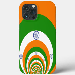 iPhone 13 Pro Max Case Drapeau indien Kaleidoscope : Unité et patriotisme