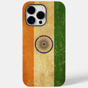 Coque Pour Pour iPhone 14 Pro Max Drapeau indien Vintage Grunge