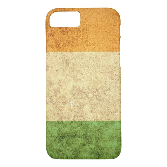 Coques Case-Mate iPhone Drapeau Irlande - Grunge (Dos)