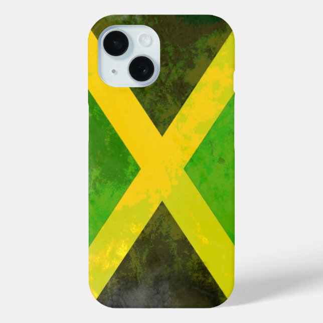 Coques Case-Mate iPhone Drapeau jamaïcain (Verso)