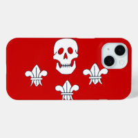 DRAPEAU JOLLY ROGER ET TROIS LIEUX