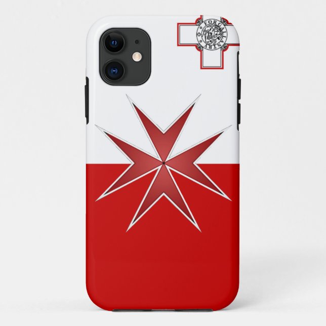 Coques Case-Mate iPhone Drapeau maltais (Dos)