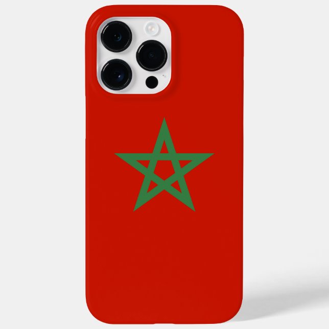 Coques Case-Mate iPhone drapeau marocain (Verso)