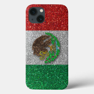 Case-Mate iPhone Case Drapeau mexicain Mexico Parties scintillant tendan