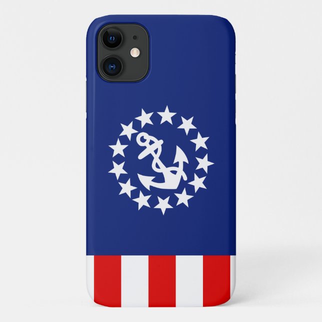 Coques Case-Mate iPhone Drapeau Nautique Américain Couleurs Patriot (Dos)