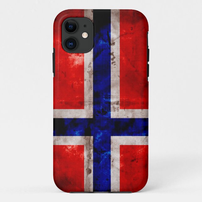 Coques Case-Mate iPhone Drapeau norvégien (Dos)
