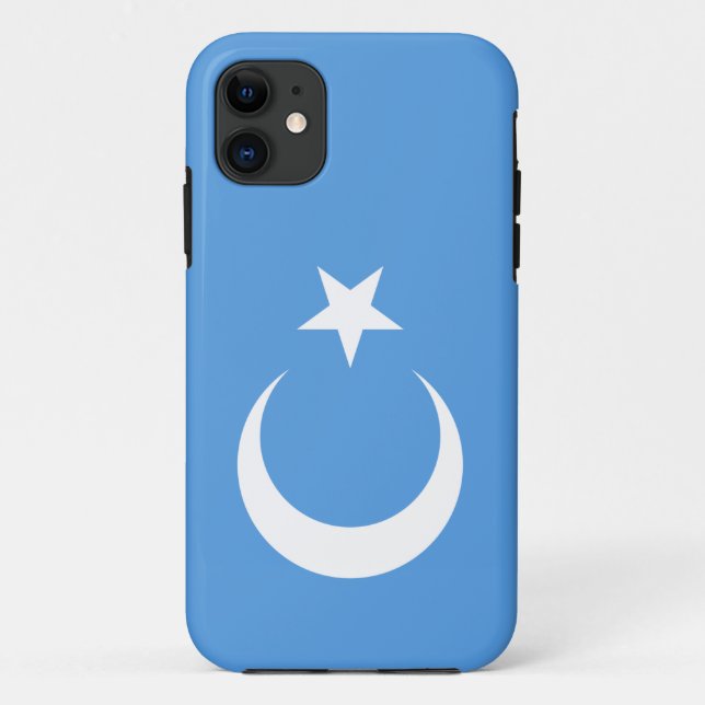 Coques Case-Mate iPhone Drapeau ouïghour/Turkestan oriental (Dos)