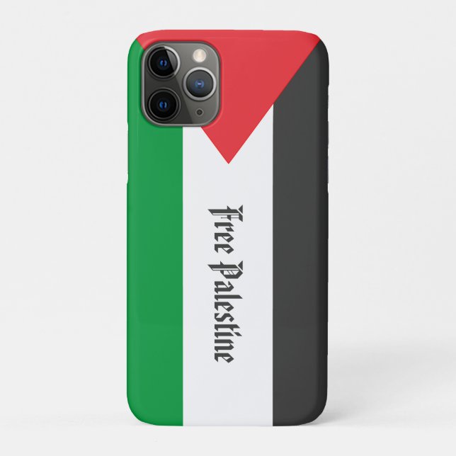 Coques Case-Mate iPhone Drapeau palestinien Libérez la Palestine customisé (Dos)