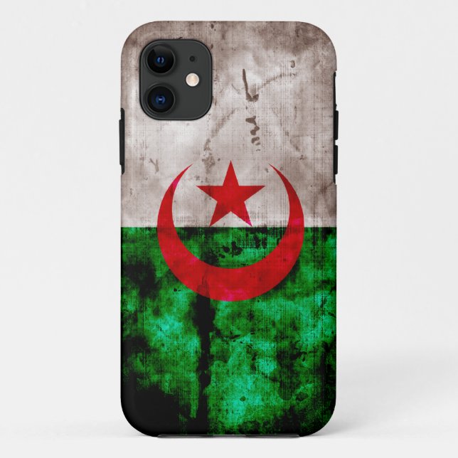 Coques Case-Mate iPhone Drapeau Patiné Algérie (Dos)