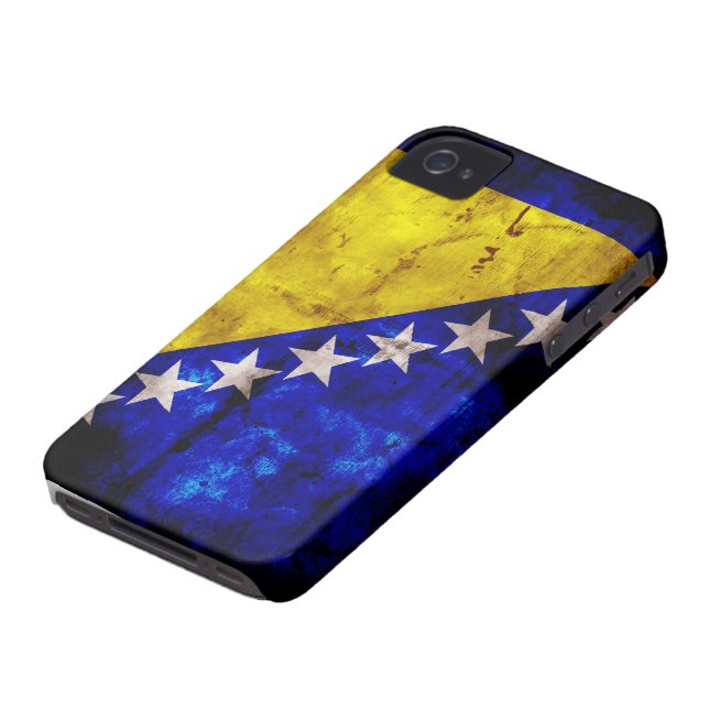 Coques Case-Mate iPhone Drapeau patiné de la Bosnie (Bas)