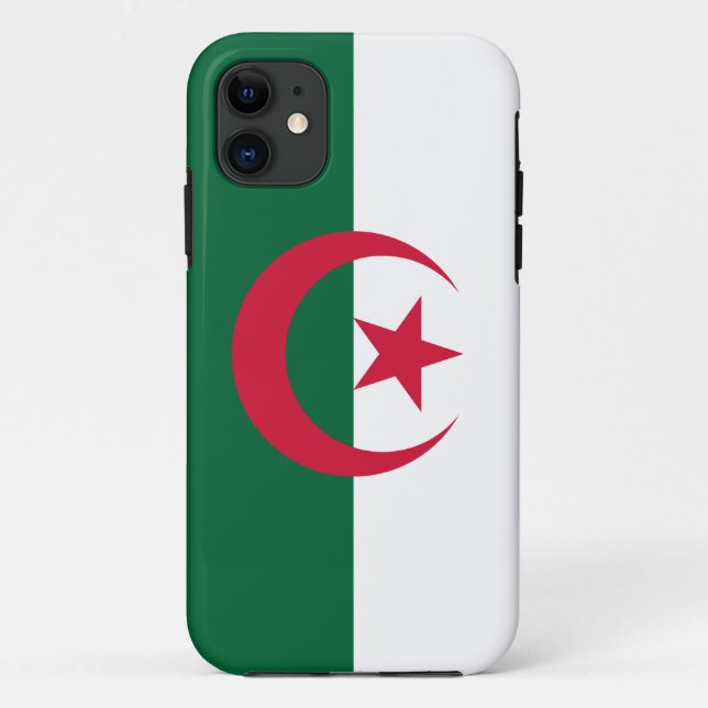 Coques Case-Mate iPhone Drapeau patriotique algérien (Dos)
