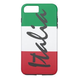 Coque iPhone 7 Plus Drapeau personnalisé de l'Italie