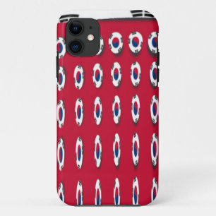 Coques Pour iPhone Drapeau PolkaDot de Corée du Sud