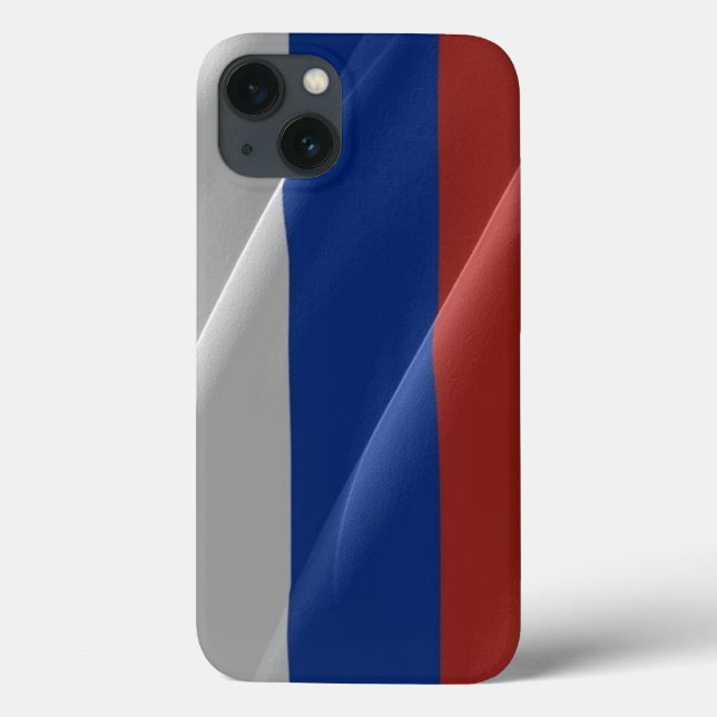 Coques Case-Mate iPhone drapeau russe - (Verso)