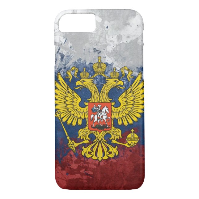 Coques Case-Mate iPhone Drapeau russe (Dos)