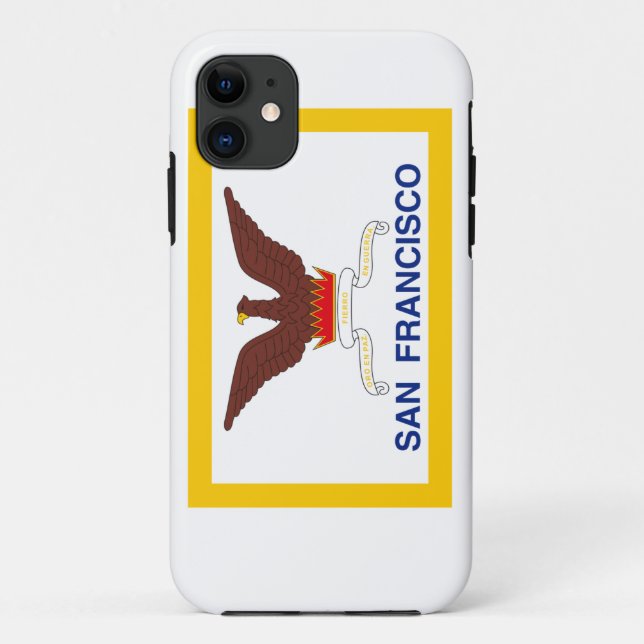 Coques Case-Mate iPhone Drapeau San Francisco (Dos)
