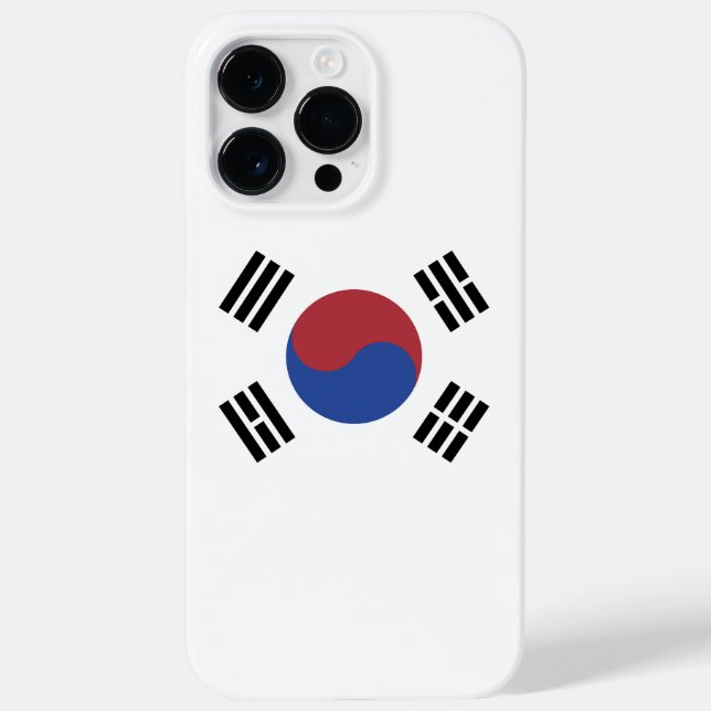 Coques Case-Mate iPhone drapeau sud-coréen (Verso)