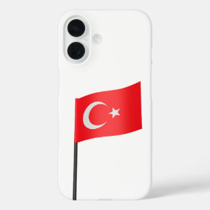 Coque Pour iPhone 16 Drapeau turc