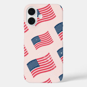 Coque Pour iPhone 16 Drapeau vintage