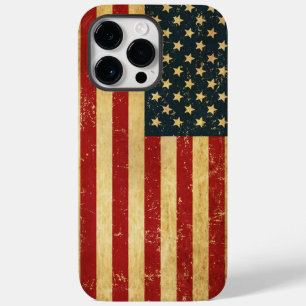 Coque Pour Pour iPhone 14 Pro Max Drapeau Vintage américain Grunge
