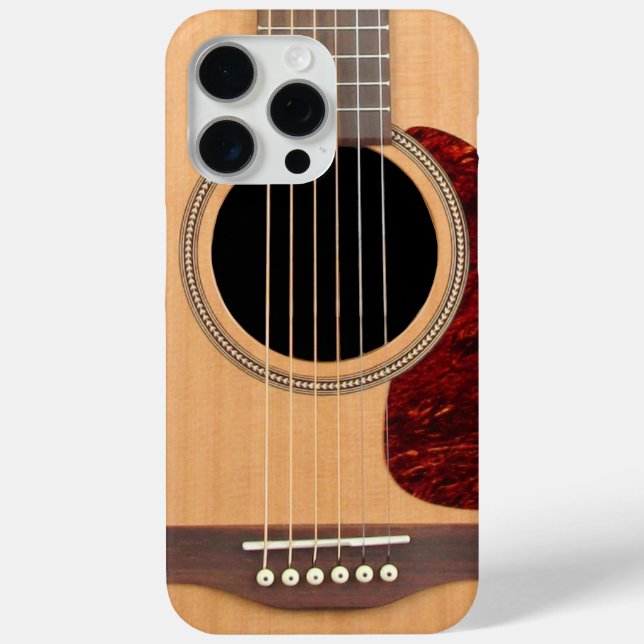 Coques Case-Mate iPhone Dreadnoud Acoustique 6 cordes Guitare (Verso)