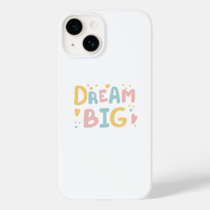 Coque Pour iPhone 14 Dream Big Pastel Hearts