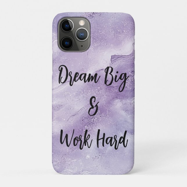 Coques Case-Mate iPhone Dream Big & Work Hard (Dos)