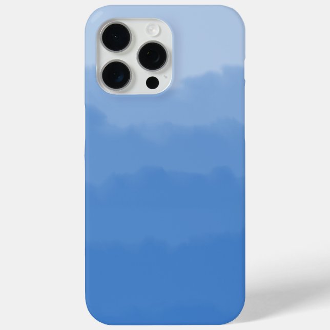 Coques Case-Mate iPhone Dreamy blue sky gradient  (Verso)