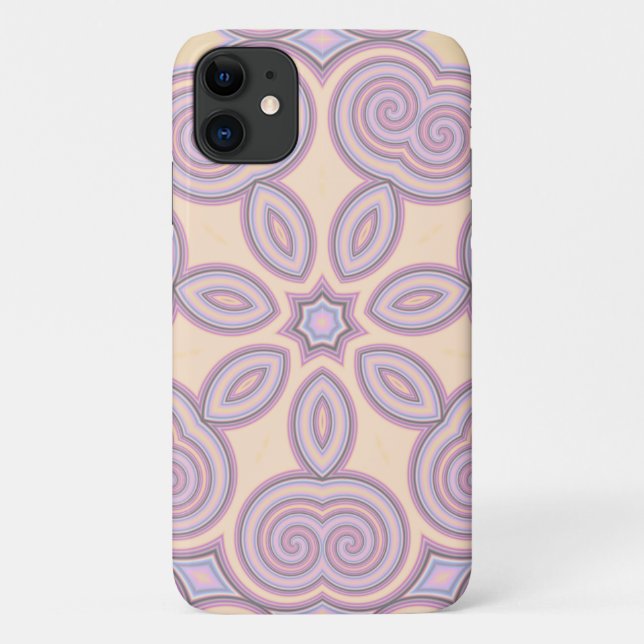 Coques Case-Mate iPhone Dreamy Swirls - Pastel Motif psychédélique (Dos)
