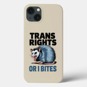 Case-Mate iPhone Case Droits des trans ou je mords gay drôle fierté LGBT