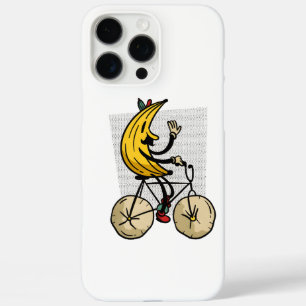 Coques iPhone 16 Pro Max Drôle Banana Biker Design de dessin