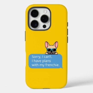Coques iPhone 16 Pro Drôle Chien de taureau français