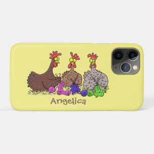 Case-Mate iPhone Case Drôle dessin animé de poulets de tricot