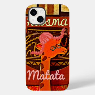 Coques Pour iPhone Drôle Giraffe avec texte cool Hakuna Matata