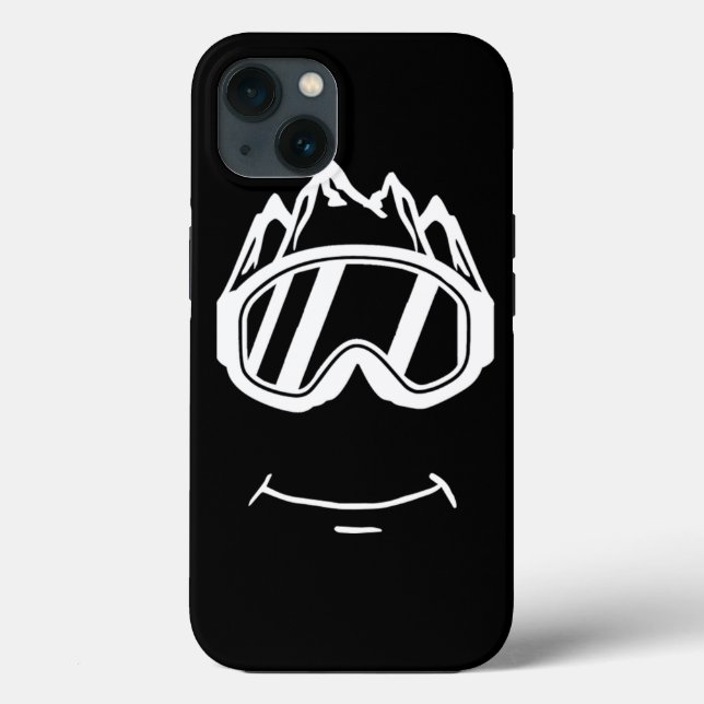 Coques Case-Mate iPhone Drôle Goggles Snowboard Amateur de ski (Verso)