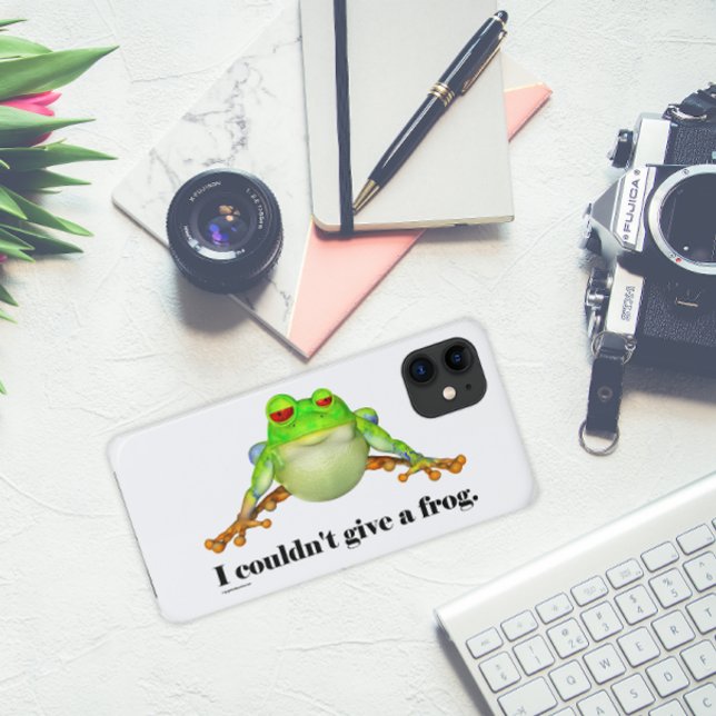 Coques Case-Mate iPhone Drôle grenouille caricaturale (Créateur téléchargé)