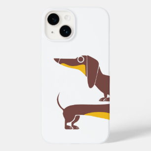 Coque Pour iPhone 14 Drôle mignon dachshund pour parent chien long