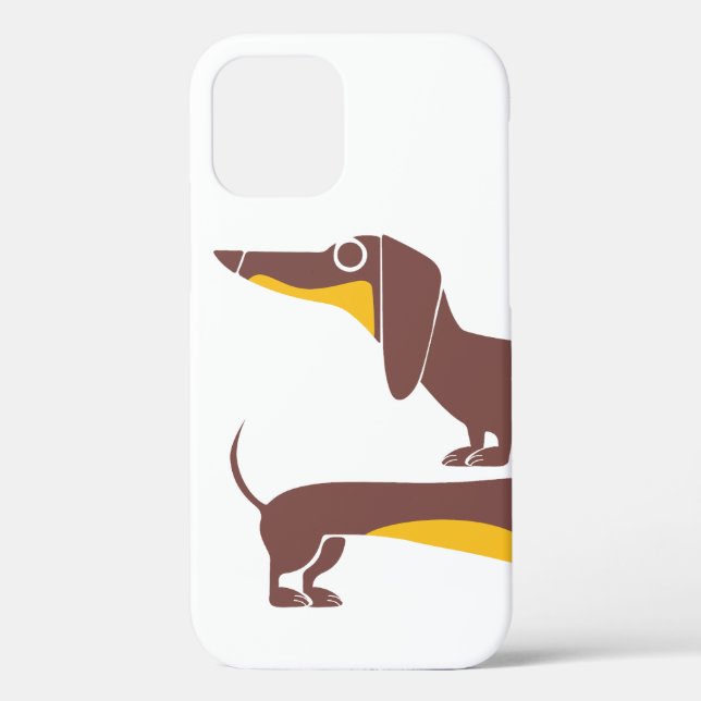 Coques Case-Mate iPhone Drôle mignon dachshund pour parent chien long (Verso)