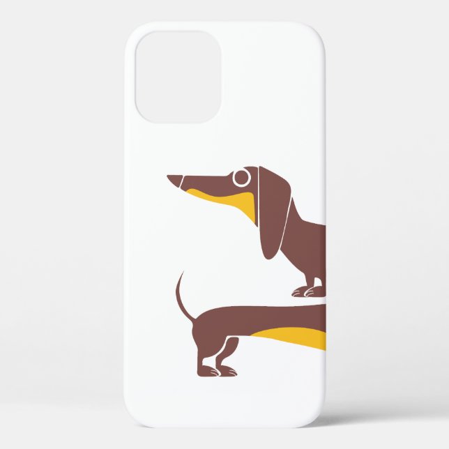 Coques Case-Mate iPhone Drôle mignon dachshund pour parent chien long (Verso)