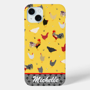 Coque iPhone 15 Mini Drôle poulet