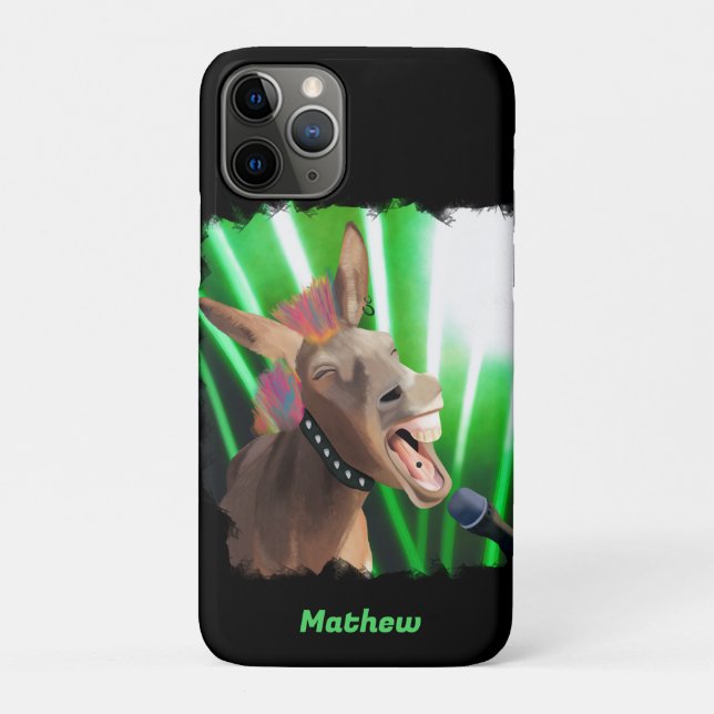 Coques Case-Mate iPhone Drôle Rockstar Donkey (Dos)