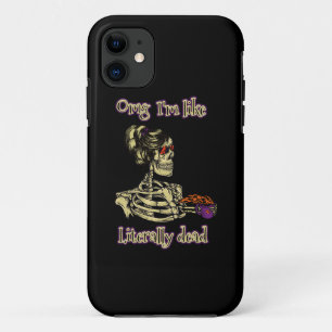 Case-Mate iPhone Case Drôle Skeleton Boire Je suis littéralement Dead Co